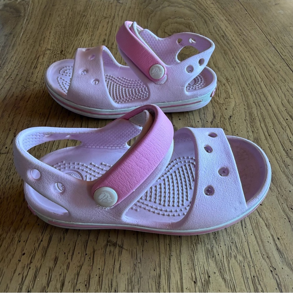 CROCS Light Pink Kids Sandals